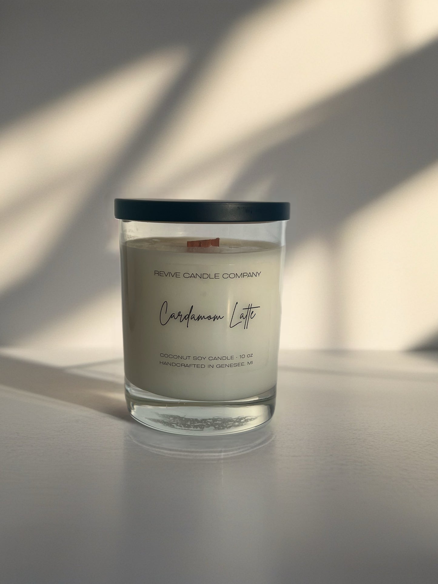 Clear Wooden Wick Candles 10 oz - The Summer Collection