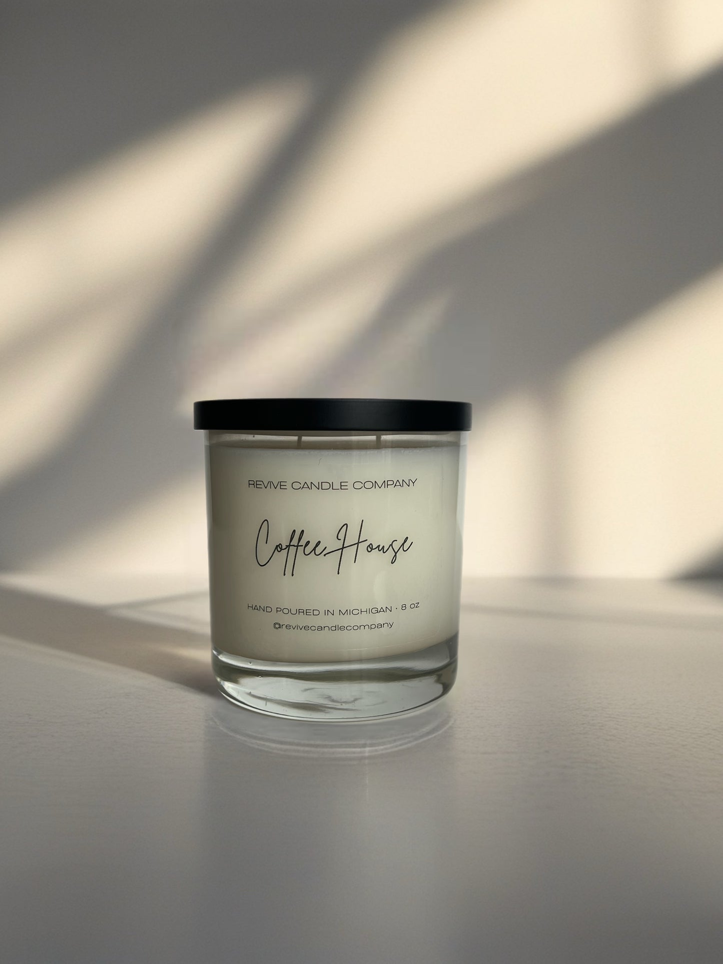 Clear Cotton Wick Candles 8 oz - The Summer Collection