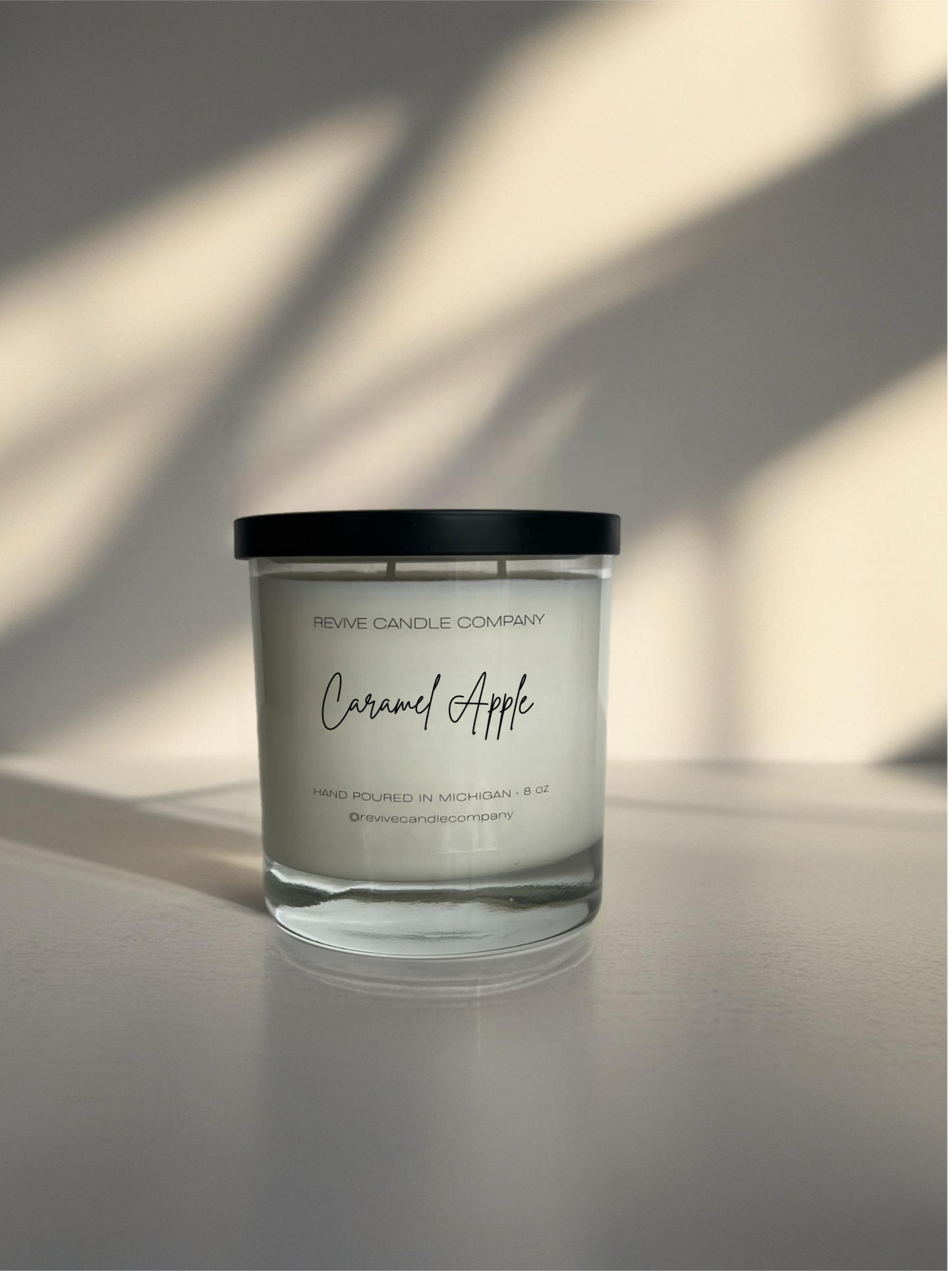 Clear Cotton Wick Candles 8 oz - The Fall Collection