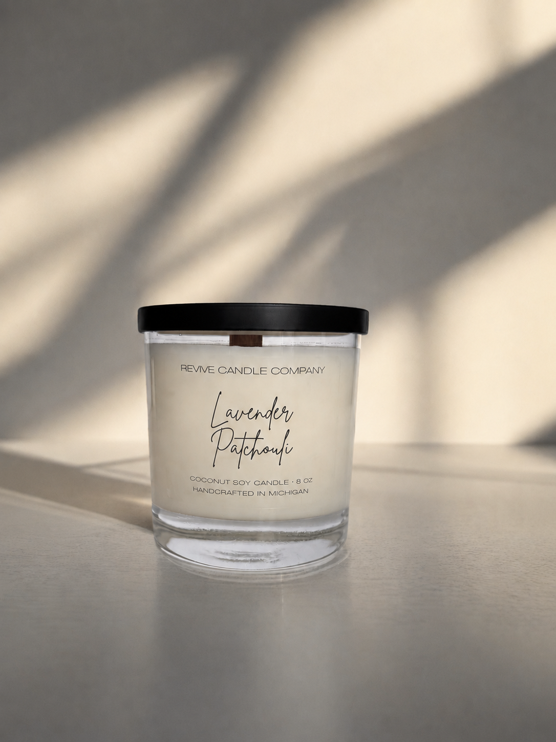 Clear Cotton Wick Candles 8 oz - The Summer Collection