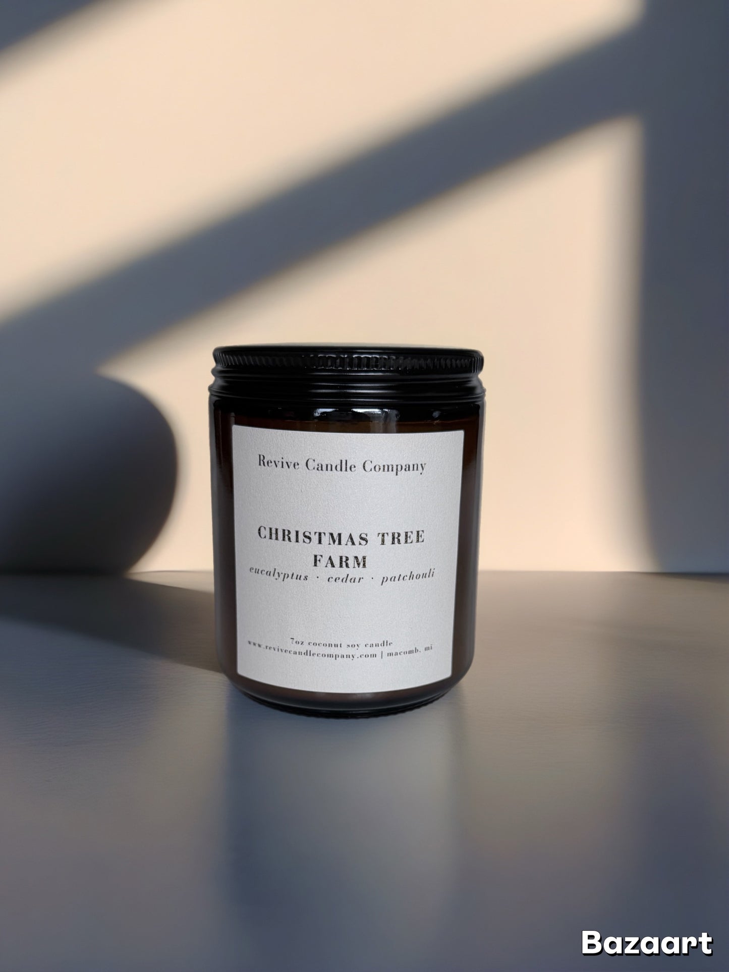 Amber Crackling Wooden Wick Candles 7 oz - The Winter Collection