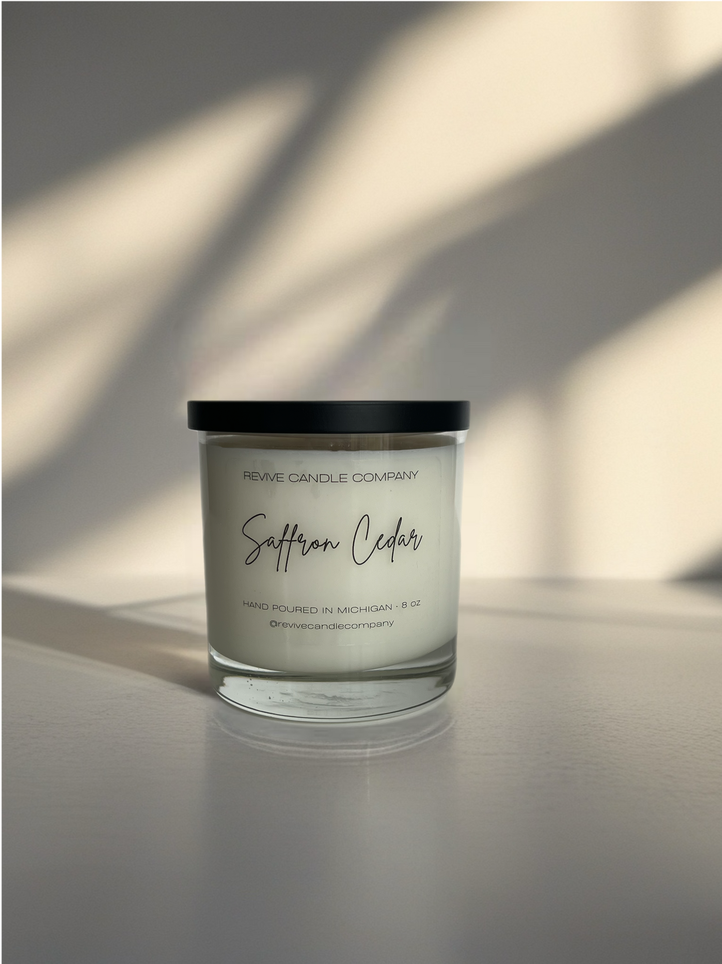 Clear Cotton Wick Candles 8 oz - The Summer Collection