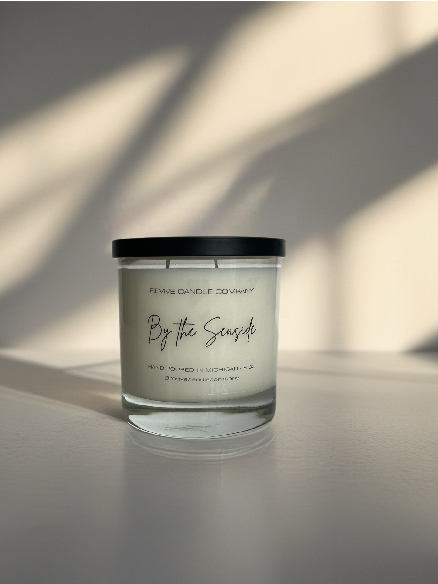 Clear Cotton Wick Candles 8 oz - The Summer Collection