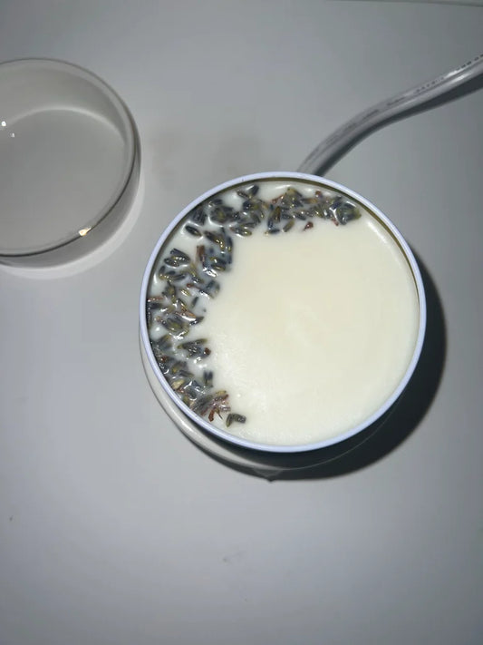 Wickless Candle with Warmer- Lavender Driftwood scented